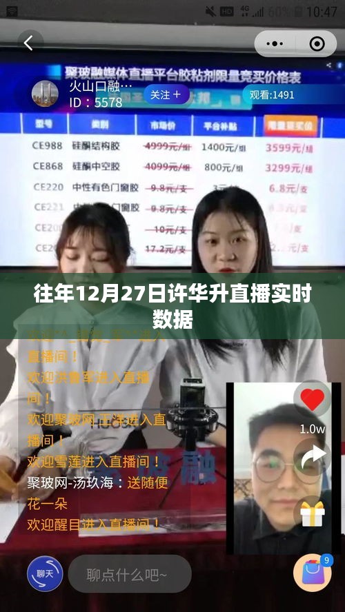 許華升直播歷年數(shù)據(jù)回顧，歷年12月27日直播數(shù)據(jù)解析